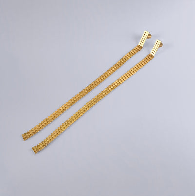 CHAIN MESH EARRING