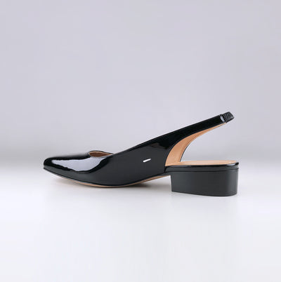 PATENT SLING BACK