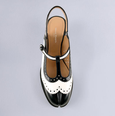 BOURGEOISE SPECTATOR TABI SLINGBACK